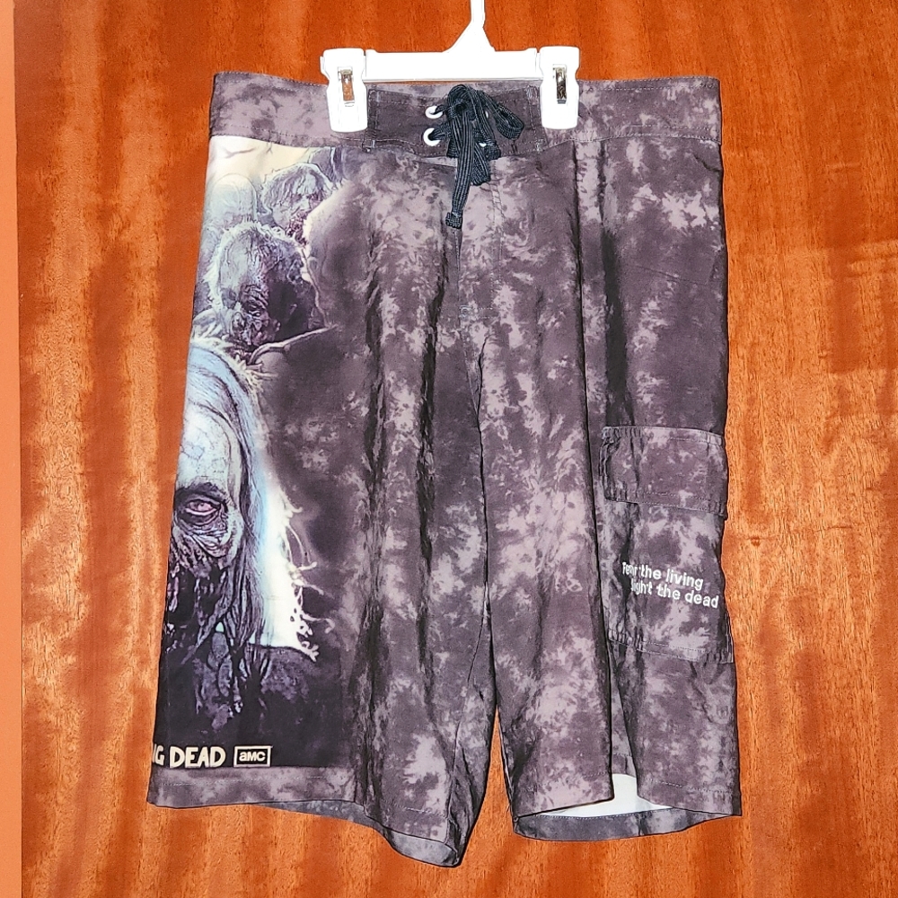 AMC's TWD Offical Licensed Swim Shorts